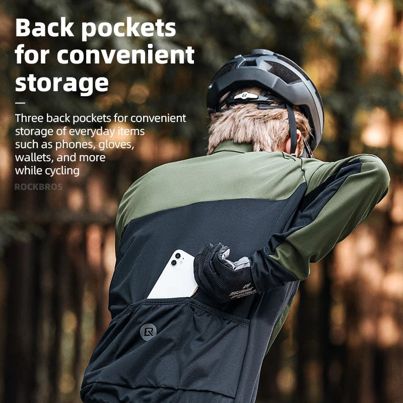 ROCKBROS - Windproof Thermal Cycling Jacket