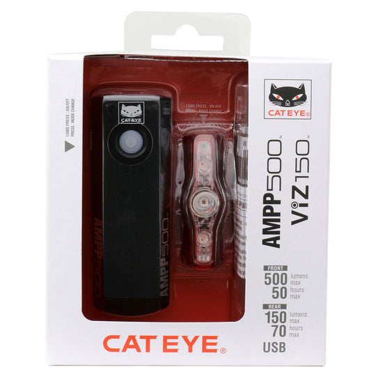 CATEYE AMPP 500 / VIZ 150 BIKE LIGHT SET